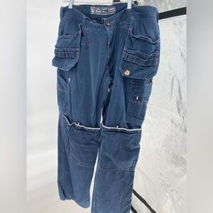 Kontra CAT 2- Fire Retardant Men's Blue Cargo Pants Bundle of 2 pairs